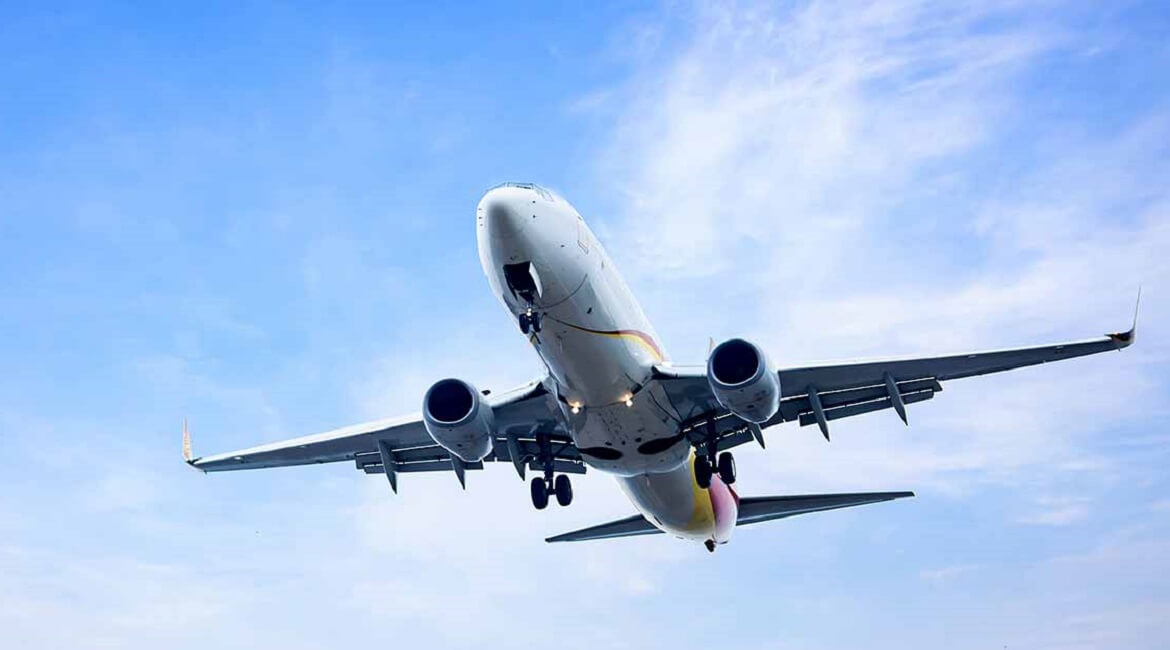 Cargo plane used for air freight logistics